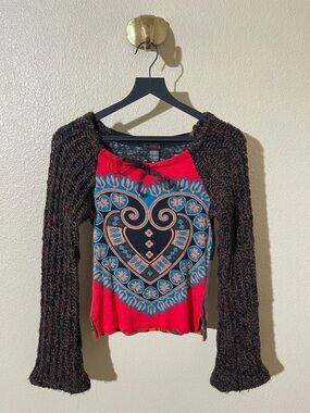 Vintage Custo Barcelona Jumper - multi-colored size m